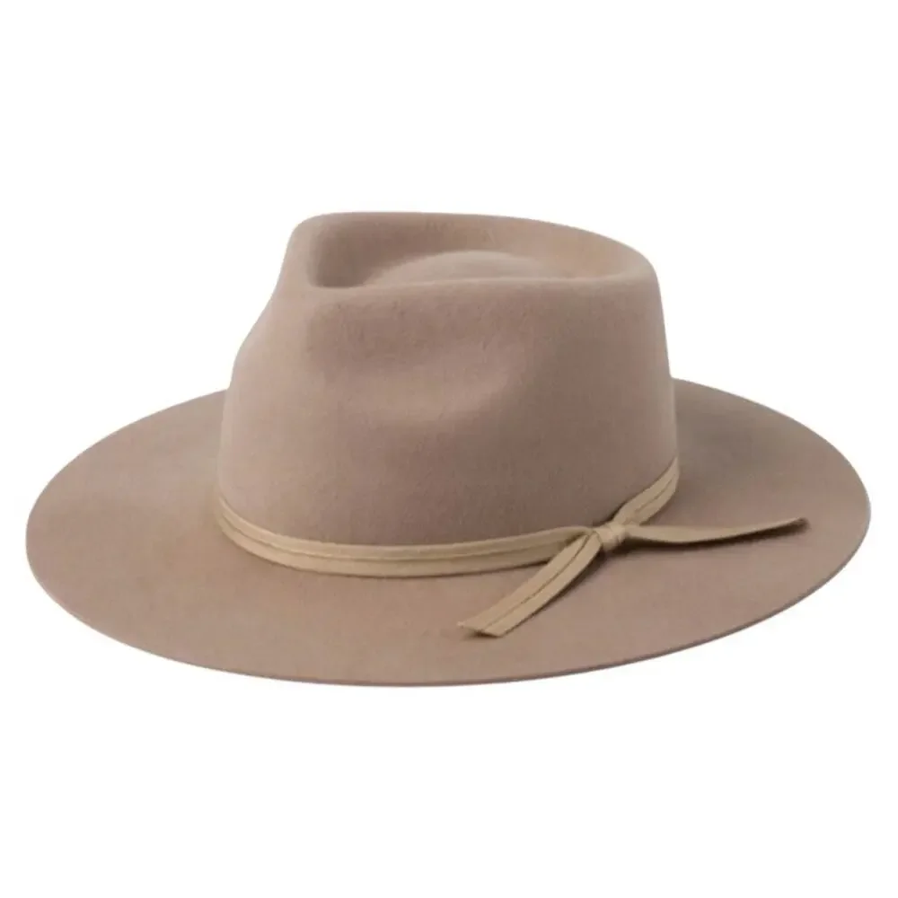 Lack of Color Zulu Tan Brown Australian Wool Wide Brim Fedora Hat